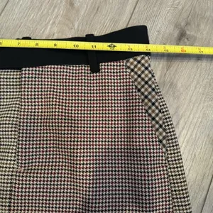 Zara Woman Mini Skirt Wool Tweed Plaid Style‎ Size XS Academia Core thumbnail 2