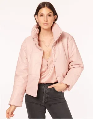 Cami NYC Pink Puffer Coat thumbnail 1
