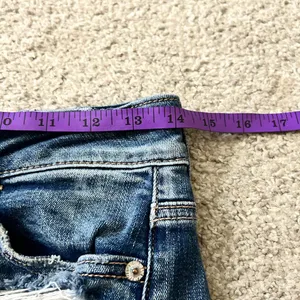 American Eagle hi rise‎ shortie Jean shorts size 4 thumbnail 5