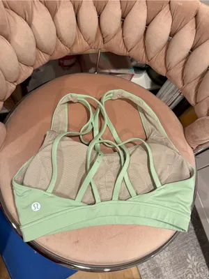 lululemon athletica Free To Be Serene Bra‎ — Light Mint 4 thumbnail 4
