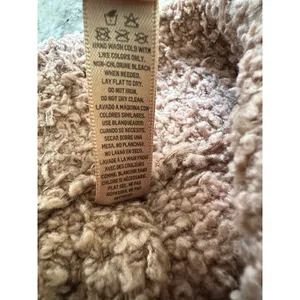 SKIMS Cozy Knit high-waisted boucle shorts caramel size S/M thumbnail 7