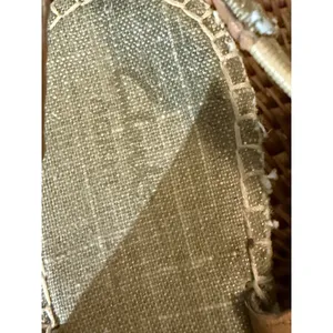 Clarks Artisan Petrina Gaia Sage Green Metallic‎ Espadrille Wedge Sandals 8.5M thumbnail 5