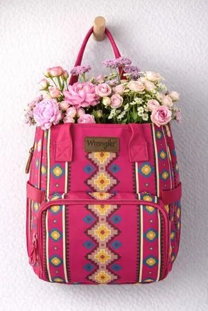 ✨ NEW IN BOX  Wrangler Aztec Callie Diaper Backpack thumbnail 1
