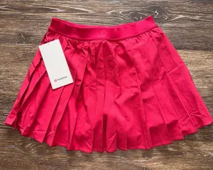 Lululemon High Rise Pleated Tennis Skirt Cherry Mist Size 4 NWT thumbnail 1