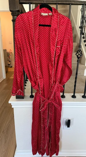 Cacique Red polka dot robe thumbnail 1