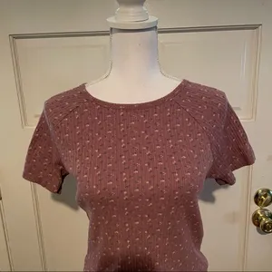 American Eagle Cropped Short Sleeve Top thumbnail 2