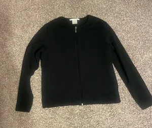 Nike Black Women's Zip-Front Jacket thumbnail 1