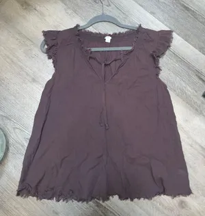 brown blouse thumbnail 1