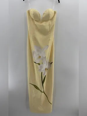 Katie May Ursula Gown in Butter Floral thumbnail 5