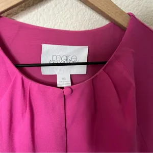 Anthropologie Mare Mare Hot Pink Ling Sleeve Tunic‎ Dress Dropped Waist Size XS thumbnail 4