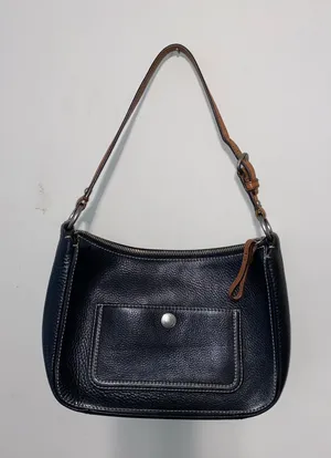 Coach Black Leather Shoulder Bag thumbnail 1