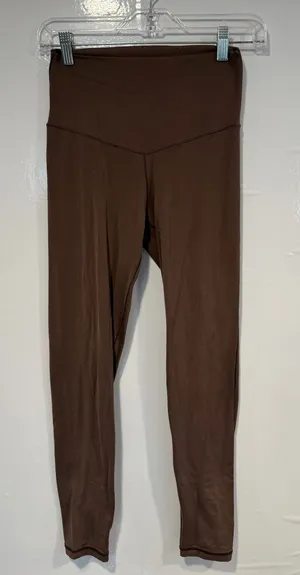 High Waist Brown Aerie‎ Real Me Leggings thumbnail 1