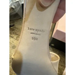 KATE SPADE New York Women's Size 9.5‎ M Savvi Heeled Sandal, Tusk NEW thumbnail 8