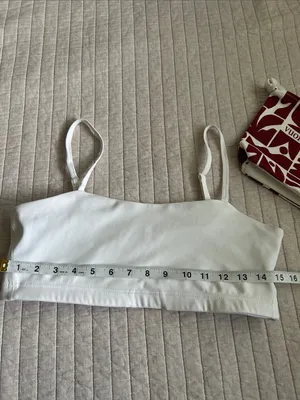 Better bodies, bandeau sport bra white large thumbnail 2