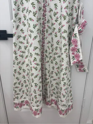 Crown & Ivy short sleeve belted midi dress NWT thumbnail 4