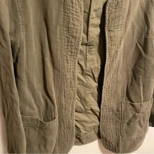 Aritzia Wilfred Free Green Open Cardigan Jacket- Size XS thumbnail 5