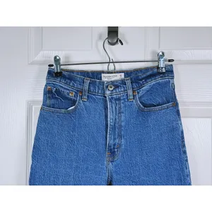 Abercrombie & Fitch The 90s Relaxed Jean High Rise Size 26 Blue Denim Y2K Retro thumbnail 5