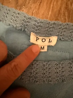 POL Peace and Love Long Sleeve Peace Emblem Terry Top thumbnail 3