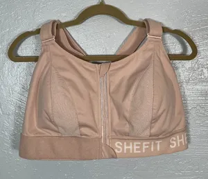Shefit Women Plus Size 3Luxe 3XL Beige Ultimate Sports Bra High Impact Athletic thumbnail 1