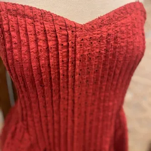 Red Aerie corset style spaghetti strap dress thumbnail 2