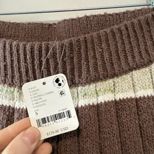 Free People NWT Spark Joy‎ Swit Knit Striped Pants Size Small thumbnail 3
