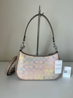 Coach Teri Shoulder Bag In Rainbow Signature Canvas thumbnail 2