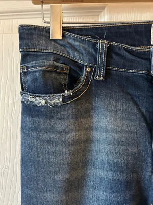 BKE‎ Payton Mid Rise Med/Dark Wash Bootcut Jeans Size 28/31.5” Inseam thumbnail 5