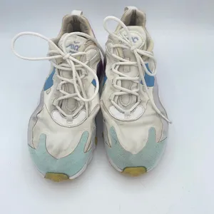 Nike React Athletic Lace-Up White Purple llue Sneakers Women's 8.5 AT6174-102 thumbnail 2