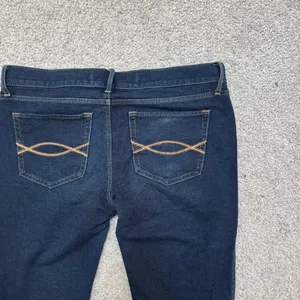 Abercrombie & Fitch Dark Indigo Perfect Stretch Skinny Jeans thumbnail 6