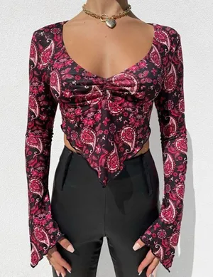 Tigermist Paisley Top thumbnail 1