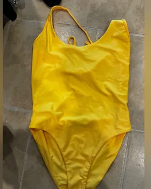 Yellow body suit. Tiger mist thumbnail 1