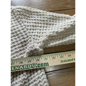 Handmade Crochet Cardigan Women Open Front Size S/M Chunky Acrylic Cottagecore Bohemian‎ thumbnail 5