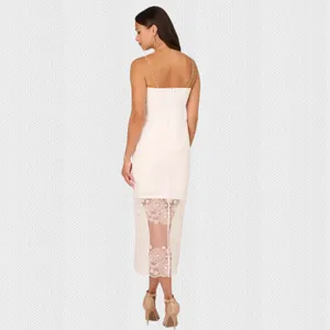 NWT Adrianna Papell Embroidered Beaded-Strap Sheath Dress‎ Sz 8 thumbnail 2