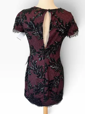 Dress the Population Valerie Sequin Lace Dress thumbnail 15