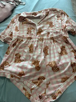 Goldendoodle Poodle Boutique Like Shein Pajama Set thumbnail 1