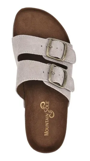 Mountain Sole Women's Double Buckle Leather Sandal Size 10 thumbnail 1