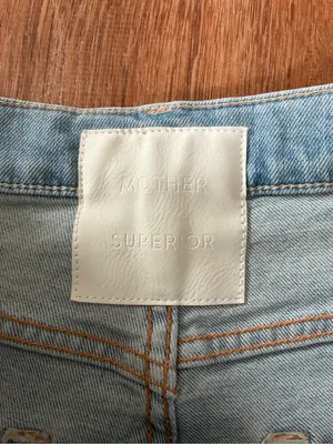 Mother The Ditcher Crop Color-block Denim Jeans, Pre-Party, Size 28 thumbnail 12