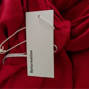 Reformation Dress Sz 2 Red One Shoulder Midi Formal Cocktail Party Wedding Guest thumbnail 8