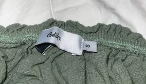 Adika green off the shoulder croptop thumbnail 3