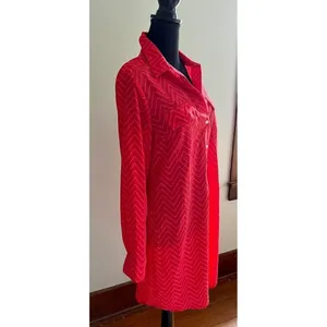 Gap Long Sleeve Collared Shirt Dress‎ thumbnail 2