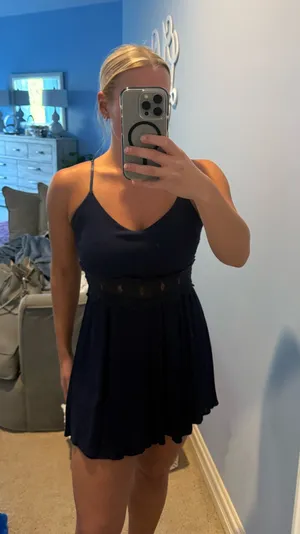 Altard State Navy Blue Romper thumbnail 1