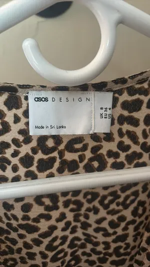 Asos Cheetah midi dress thumbnail 4