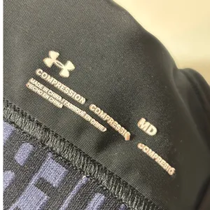 Under Armour Women Size M Crossback Mid Sports Bra Compression Blue Camo NO PADS thumbnail 4