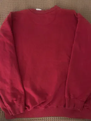 red vintage reebok woman’s crewneck in a size L thumbnail 4