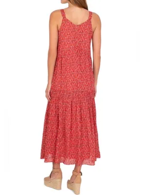 Joie Bondi Maxi Dress Tiered Sundress Flowy Lined Boho Sleeveless Size XL thumbnail 2