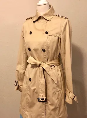 Banana Republic Tan Trench Coat thumbnail 4