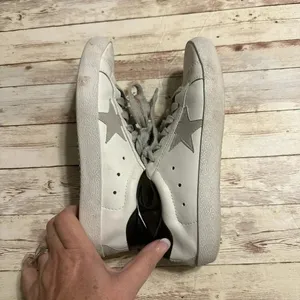 White Sneakers Size 8.5 Women's Shoes Walking Trendy thumbnail 4