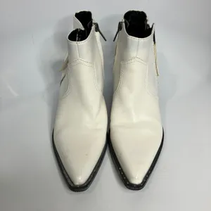 Circus by‎ Sam Edelman white whistler boots women's size 8 western trendy thumbnail 2