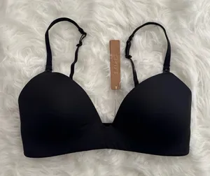 Skims Wireless Form Maternity T-Shirt Demi Nursing Bra Onyx Size 32D thumbnail 1