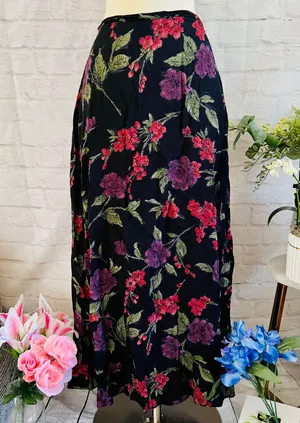 Ellen Figg Floral Skirt thumbnail 1
